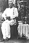 Shaivaite man in traditional Konkani attire