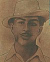 Portrait of Sardar Bhagat Singh