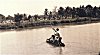 Corssing Sharavati in a Hand Powered Boat