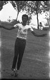 Exercising sportsman, Shimla, 1985