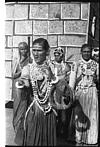 Folk dancers of yellamma devotees with kauris necklace, Vishwa kannada sammelana,1985