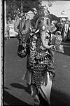 Dancer dressed as masked Ganesha, 1985