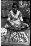 Young flower seller girl, Mangeshi temple, GAO, 1986