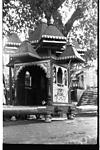 Ceremonial palanquin for deity in procession, Goa, 1986