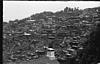 wooden buildings in the valley, Shimla, 1985