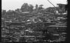 wooden buildings in the valley, Shimla, 1985