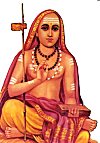 Hindu Saint Shankaracharya<br>He revived Hinduism and advocated the Advaita (monism) philosophy.
