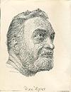 Vijay Tendulkar, Signed Portrait