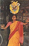 A Devadasi (temple woman) performing to please goddess Yallamma