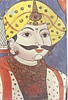 Portrait of a nobleman, Mysore traditional painting