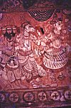 Shrungi and Hayavadana performing a dance sequence,  Lepakshi