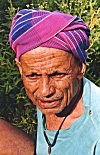 Colorful Rumal of a Farmer