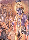 Warrior Arjuna Seeks Lord Krishna's Advice