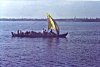 A wind driven country boat