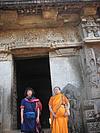 Tourists in Belur Temple