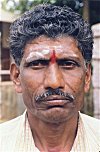 A Religious Vegetable Vendor in Bangalore