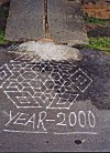 They welcomed year 2000 with suitable rangoli.