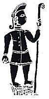 A watchman in folk style