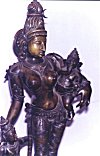 Baby Ganesh in Parvati's Side