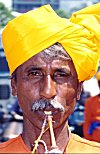 A musician's turban.