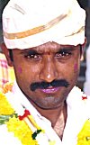 A bridegroom's special turban.