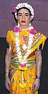 Man Dressed in a Saree