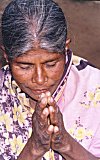 Beggar Outside of a Bangalore Church