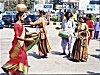 A Jogappa and four Jogathis (devotees of Yellamma) performing to please their deity