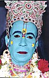 Folk Artist as Lord Krishna