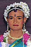 A Man Dressed to play the Role of Lord Shiva's Wife Parvati