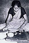 Girl Making Chapatis