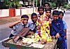 Boys during <i>Ganesh Visarjana</i>