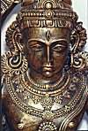 Mixed Metallic Icon of Vishnu 