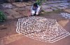 A Rangoli Artist of Malleswaram