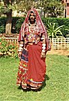 Colorful outfit of a Gypsy Woman, Sonduru