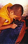 Buddhist Student Practices Handwriting