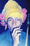 Adivasi Dancer Stops for a Smoke