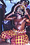 Yakshagana Artist Puts on Makeup