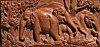 Elephants in the Forest<br>Sandalwood Carving