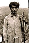 Korku Tribal with his Stick Tool