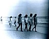 Girls Walking on Beach, Goa