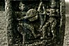 Depiction of Warriors in a Stone Carving