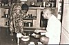 Indian Woman Serving Breakfast to Husband