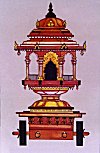 Illustration of a Temple Chariot