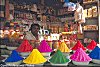 Man Selling Rangoli Ingredients