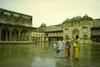 Indian Tourists at Amber Palace, Rajasthan