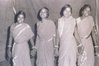 Four Girls Giving a Dance Demonstration