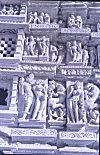 Khajuraho Temple Panels Depicting Mithuna