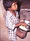 A Handicapped Boy at a Choultry