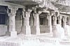 Heavy Pillar of a Cave Temple, Ellora